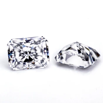 

Starszuan Jewel Fashion Radiant Ice Cut 7*9mm Good Quality Test Positive VVS So Brilliant Moissanite Bead for Ring Setting