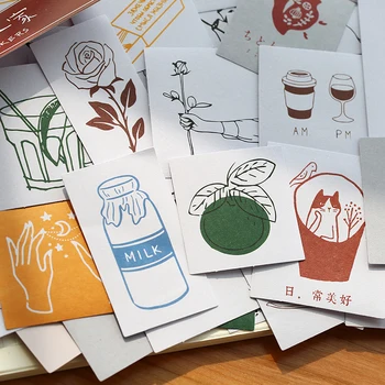 

60pcs/lot Animal Garden Series paper sticker decoration Cartoon DIY Diary Stickers Scrapbooking Paper Craft Office Supplies