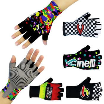 

2020 Cycling Gloves summer Non-slip Gel Pad Bicycle Gloves Spandex Cloth MTB Racing Road Gloves Multi style options