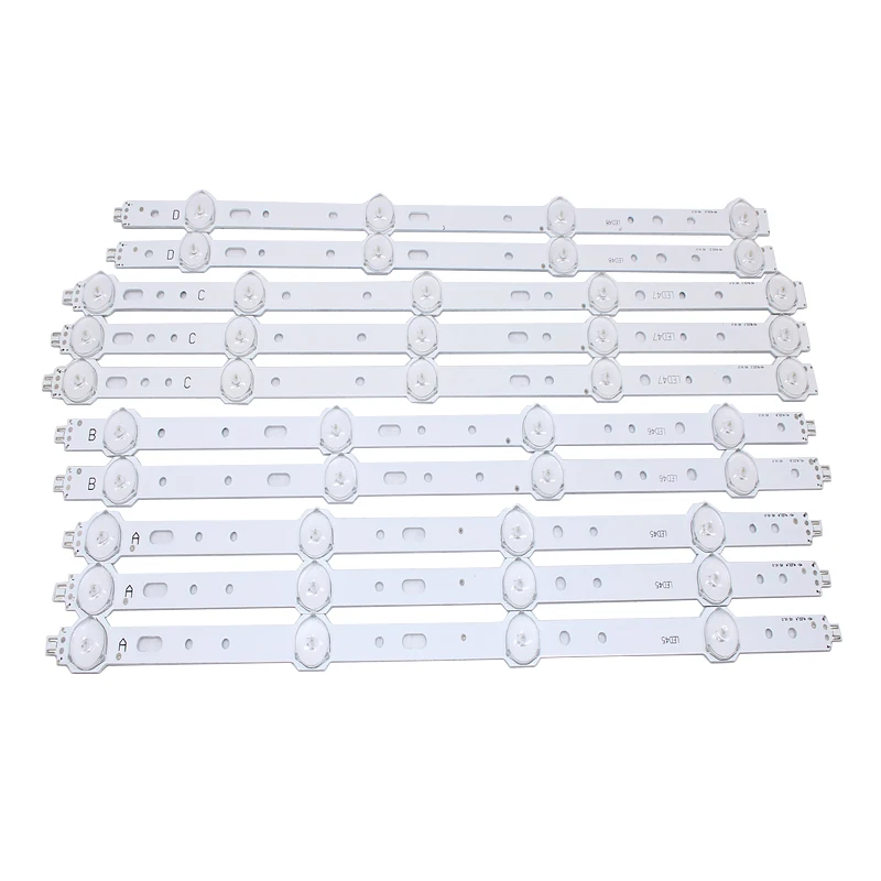 

(New kit) 10pcs LED backlight bar Replacement for SVS400A79 4LED A B D 5LED C type SVS400A73 40D1333B 40PFL3208T LTA400HM23