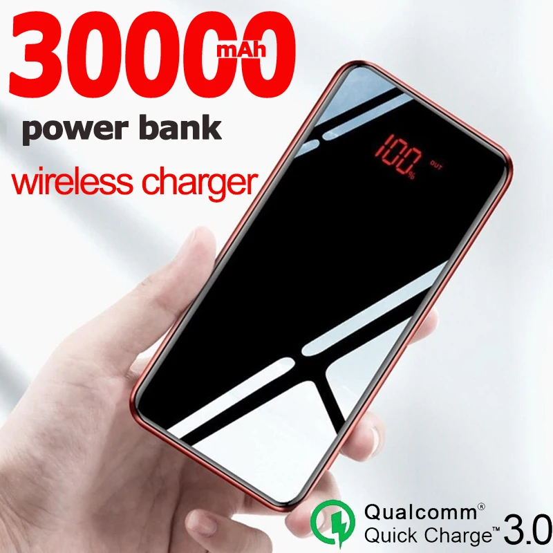 external battery 40w Super Fast Charging Large Capacity 20000 mAh Power Bank Two-way Fast Charging Digital Display for Xiaomi1 Samsung iPhone13 power bank 50000mah