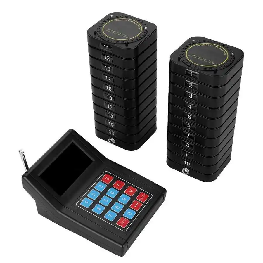 Wireless Calling Pagers System SU-669-S Waiter Pager Call Customer Paging Queue System Meal Extractor Queuing Receivers for cafe
