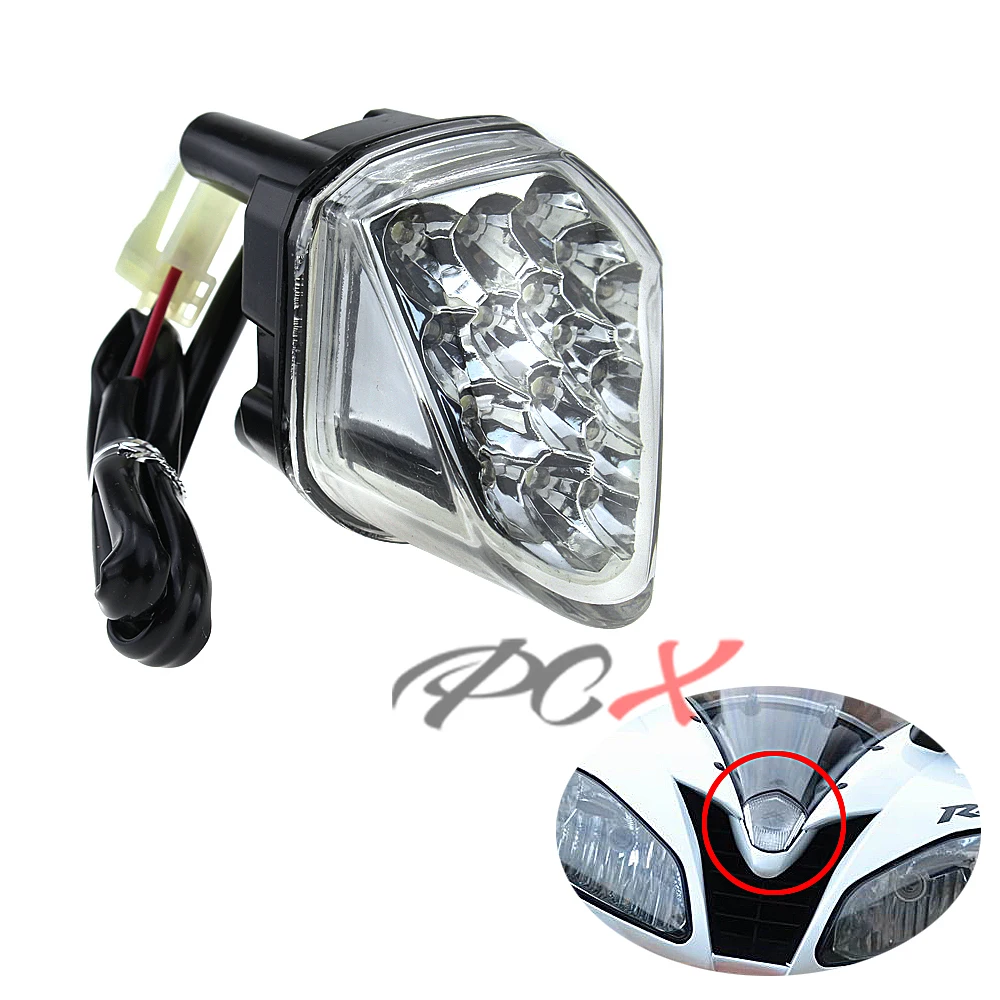 Для YAMAHA YZF R6 2006-20007 аксессуары для мотоциклов передний центральный маркер светодиодный индикатор фары Противотуманные фары головной свет