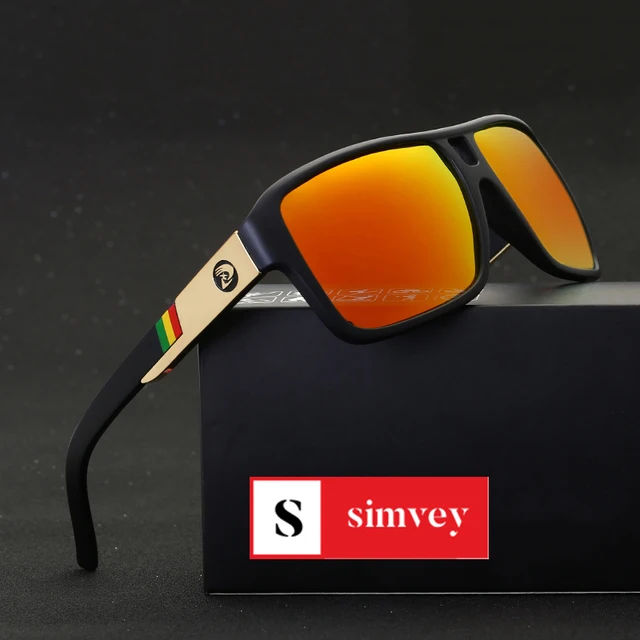 Square Oversized Flat Top Sunlasses Men Women Polarized Sun Glasses Retro Vintage Goggles UV400 Driving Eyewear 1