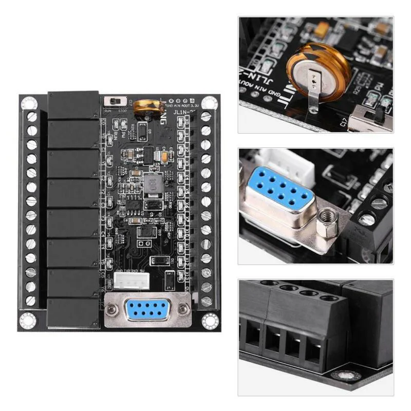 

FX1N-20MR PLC Regulator Industrial Control Board Programmable Controller Module