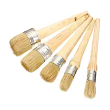 Профессиональный Мел Краски восковые щетки Краски ing натуральной щетины щетка для очистки акриловые акварель масло Краски ing 20/25/30/40/50 мм