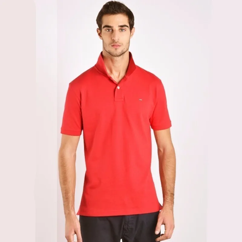 Eden Park мужские поло летние аэронавтики короткие поло Hommes одежда Camisa Masculina повседневная спортивная одежда синие розовые мужские футболки поло - Цвет: Red