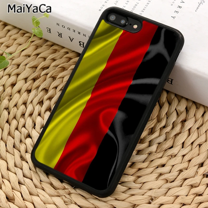 MaiYaCa Немецкий флаг немецкий чехол для телефона iPhone X XR XS 11 12 Pro MAX 5 6 7 8 Plus Samsung Galaxy S5 S6
