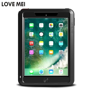 

Love Mei IPad Powerful Metal Armor Case for IPad 9.7inch 2017/ 2018 Aluminum Metal+ TPU Shockproof Cover for Ipad 9.7" 2018 Capa