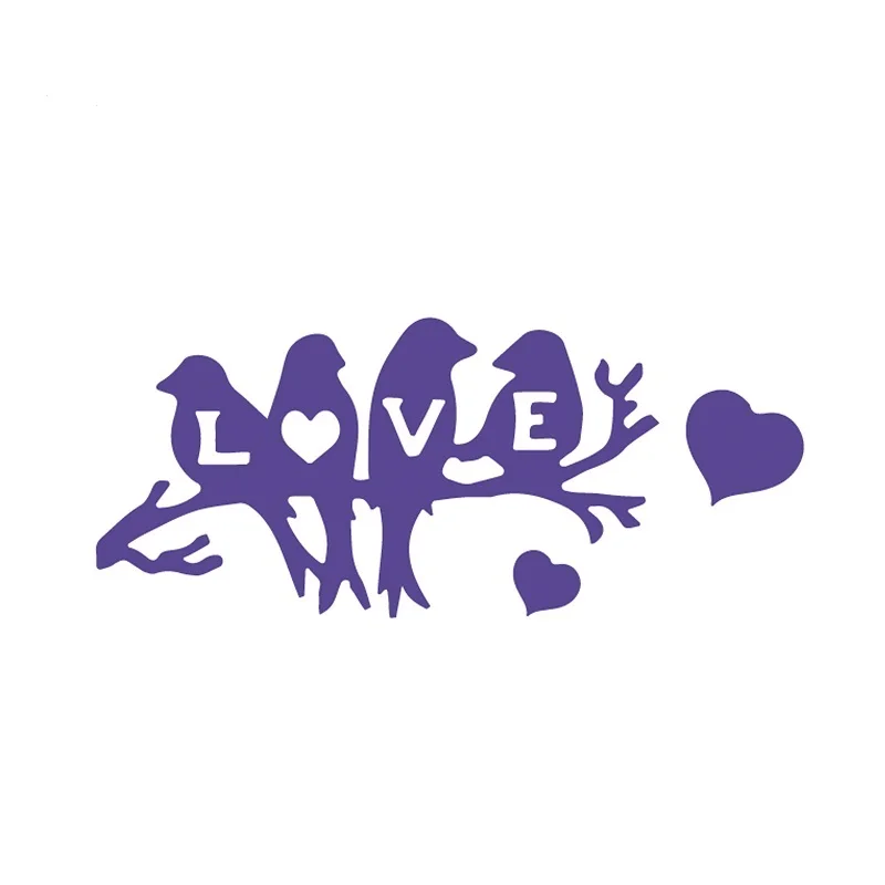 

Mini LOVE Heart Birds Metal Cutting Dies Decorative Scrapbooking Steel Craft Die Cut Embossing Paper Card Album Stencils