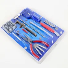 16 шт. набор инструментов для ремонта часов инструмент для удаления ремешка инструмент для разборки часов шуруповерт Часовщик инструмент части