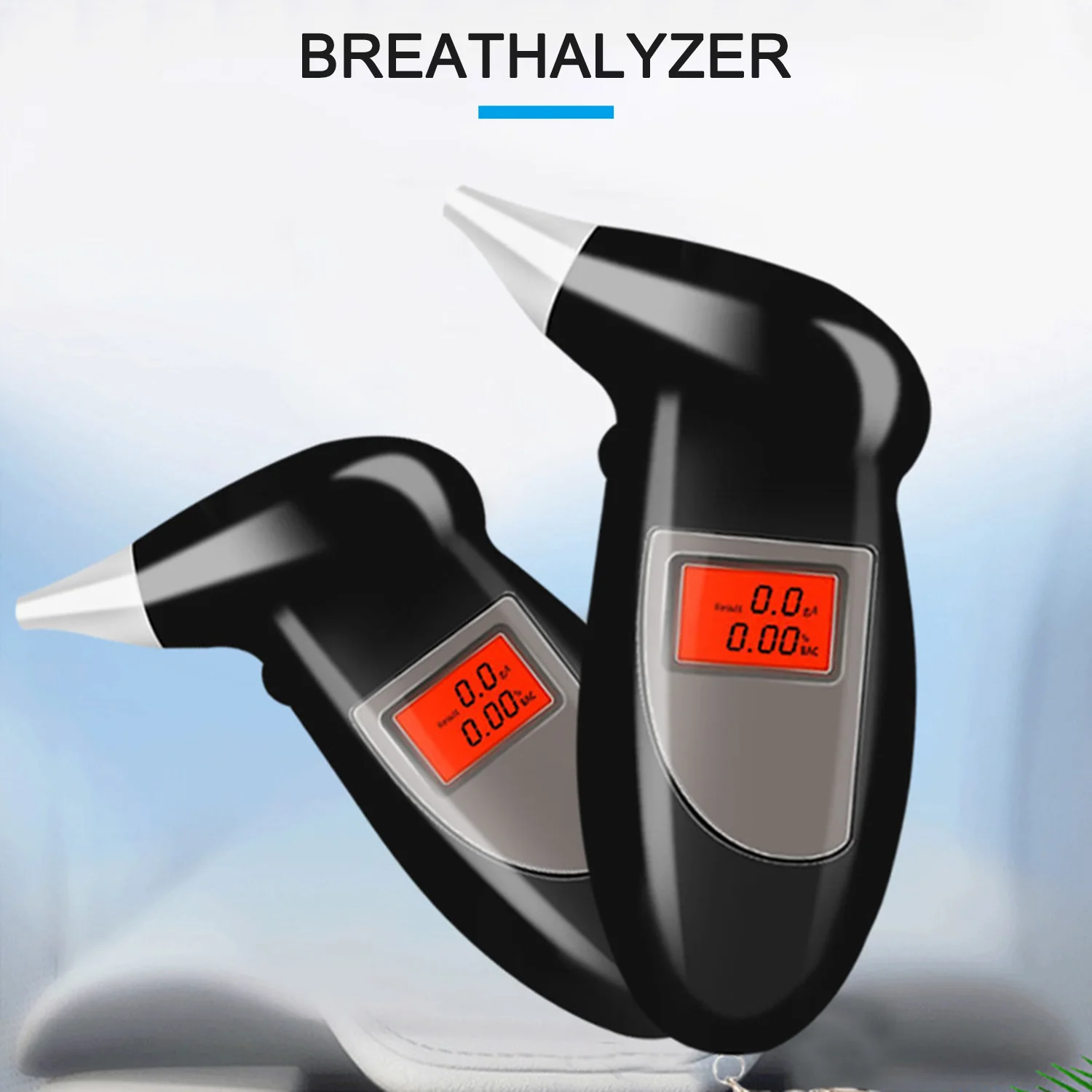 Портативный дыхательный спирт Тестер Алкотестер Высокая точность Алкотестер для автомобиля