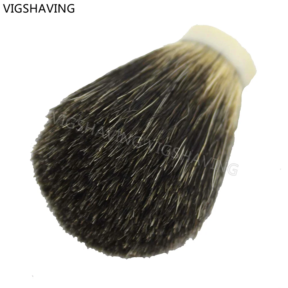 Vigshhing 20 мм/22 мм/24 мм/26 мм черный чистый барсук волос щетка для Бритья узел