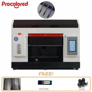 

cheap price a3 uv flatbed printer for pen logo printing machine epson r1390 printhead 6 colors 5470*1440dpi