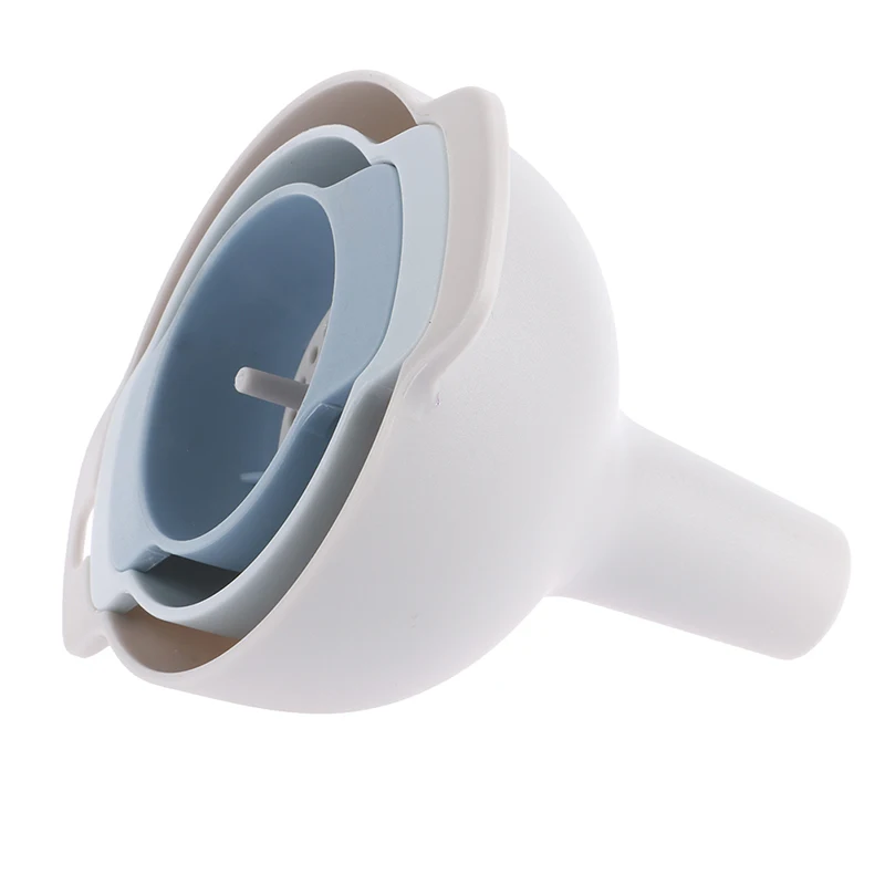 4 IN 1 Multi-function Canning Funnel Set Wide Mouth Plastic Filter Oil Funnel Oil Pot Liquids Pour Oil Household Kitchen Access