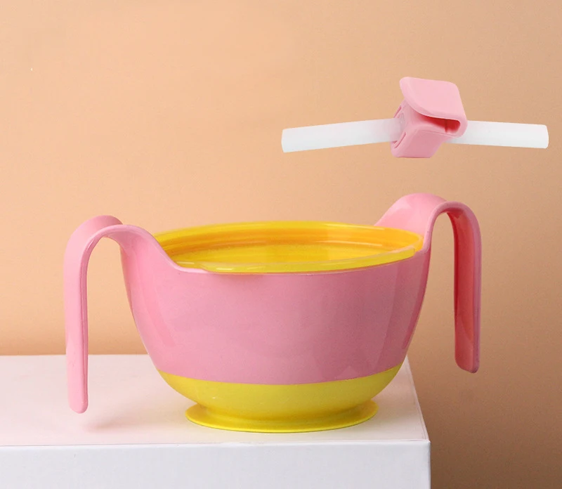 Imebaby children tableware bamboo fiber baby snack drink porridge meal baby bowl complementary food soup tableware