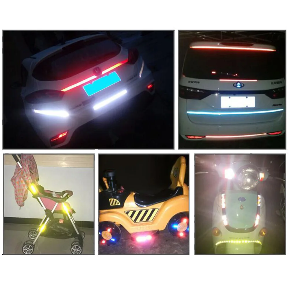 Reflective Tape Bicycle Stickers Decals Fluorescent Bike Wheel Strip Stickers Adhesive Safety Cycling Bike Warning Tape BC0123 (14)