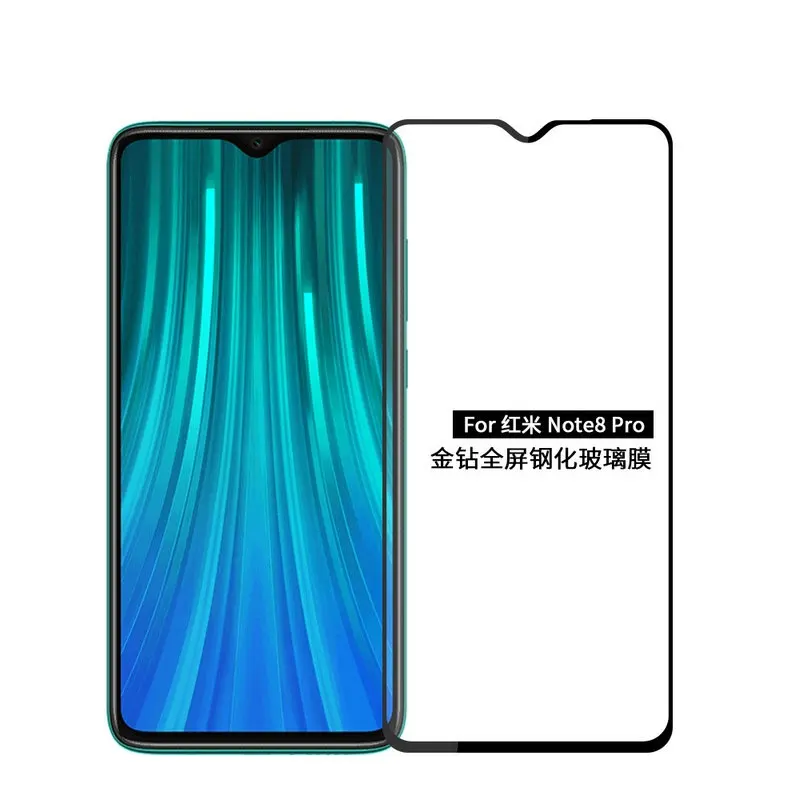 9D 6D 5D полное клеевое покрытие закаленное стекло Защита экрана для Xiaomi Redmi Note 8 Pro