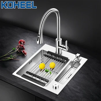 

KOHEEL Sink Knife/Spoons Cleaning And Storage Stainless Steel /Fork/Chopsticks Kitchen Sink Small Bowl Commercial Bar FKS13