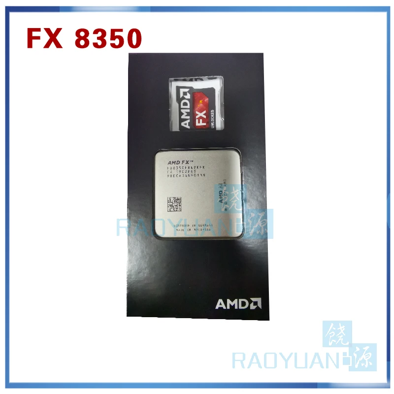 AMD FX-Series FX-8350 FX 8350 FX8350 4,0G 125W FD8350FRW8KHK Восьмиядерный разъем AM3+ с охлаждающим вентилятором