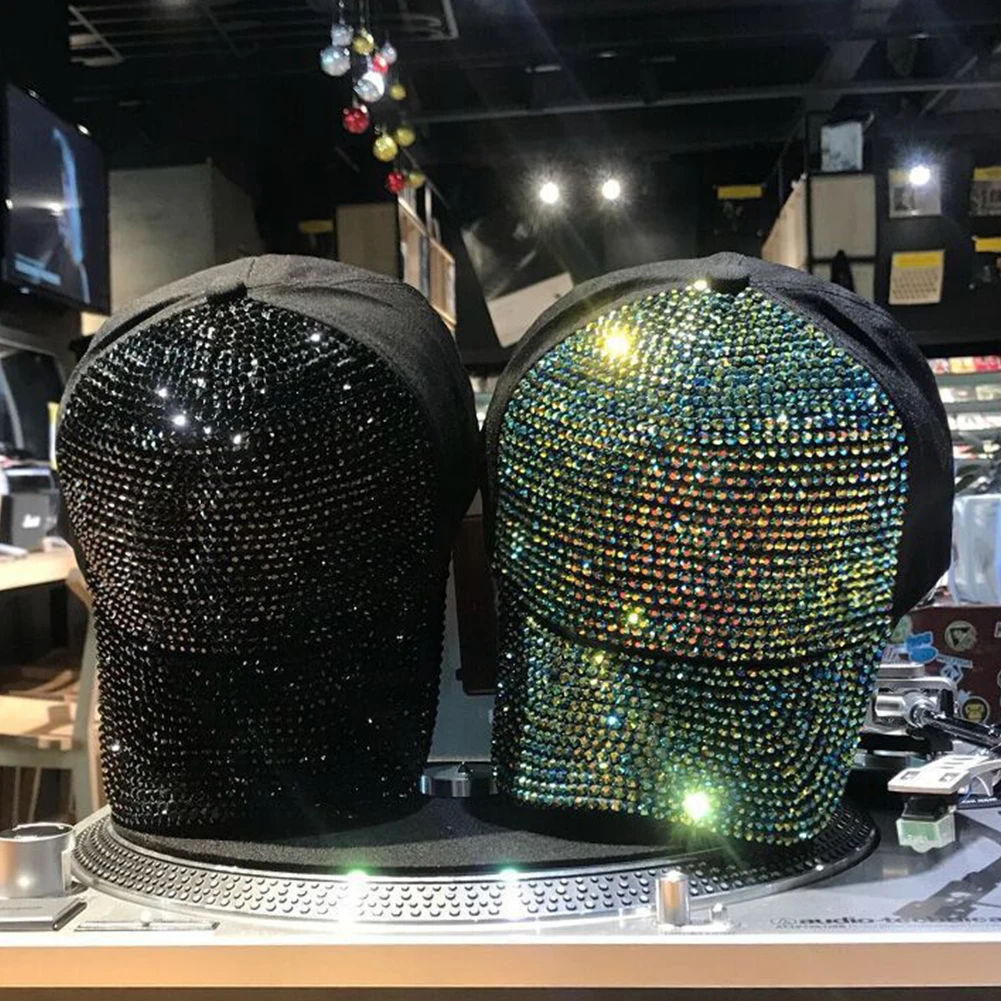 Женская Мужская бейсболка, шляпа, летняя, со стразами, Snapback, хип-хоп, с жемчугом, регулируемая, роскошная, солнцезащитная, Спортивная, с блестками для Traxxas TRX4