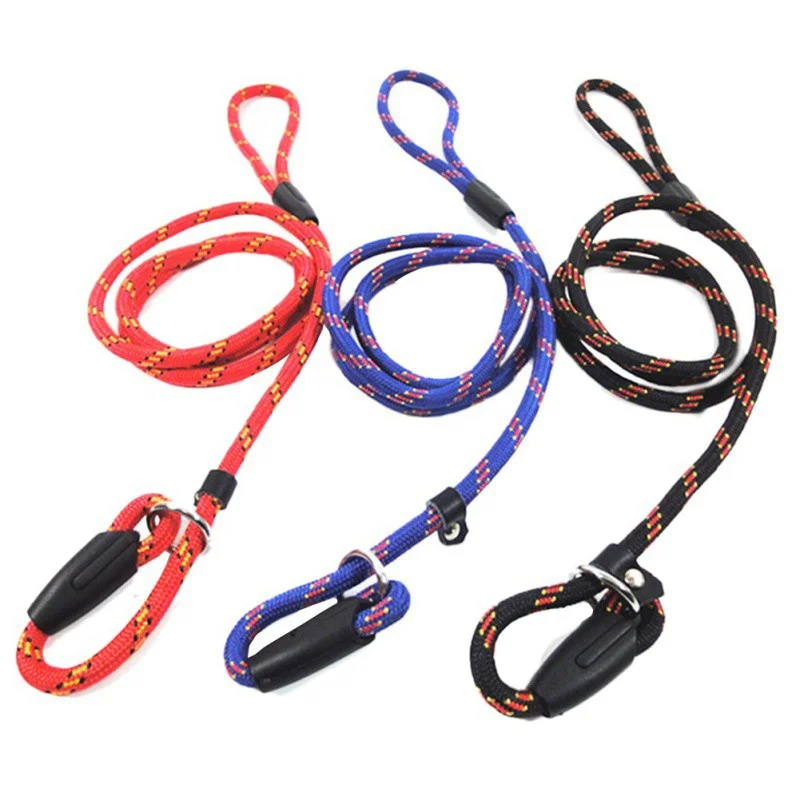 Necklaces& Leads Training Walk Pet Lead Rope 160 cm long Strong Nylon Dog Puppy Leash 3 Colors Kat Leads Walking