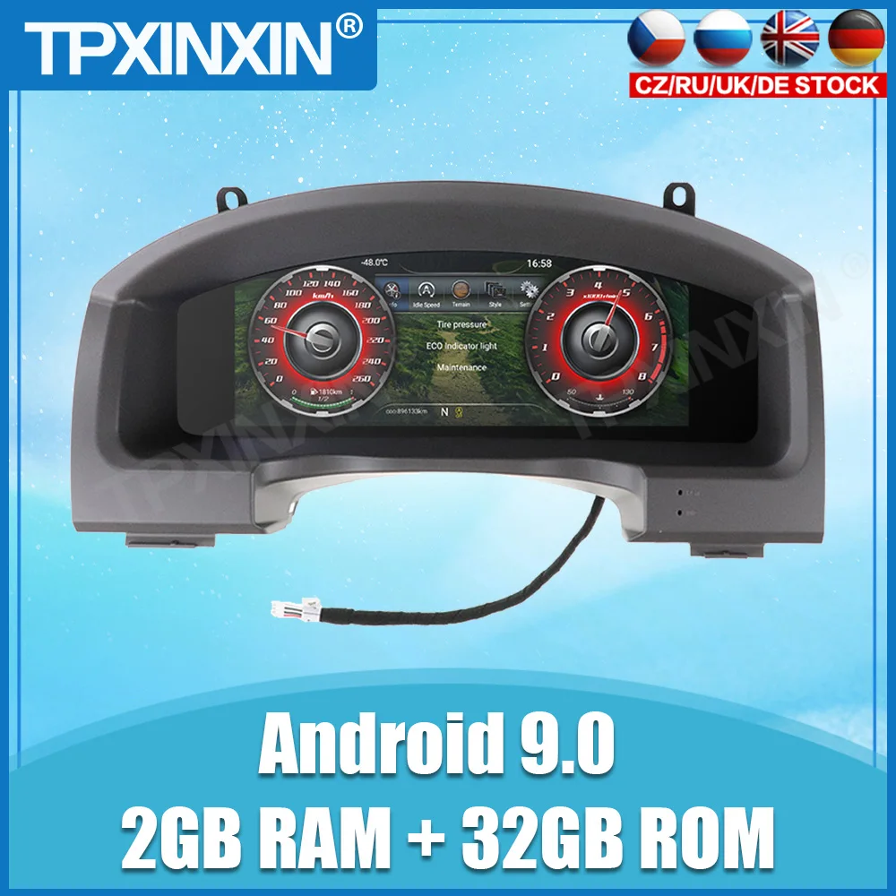 

Android 10 32GB For Toyota Land Cruiser 200 LCD Car Dashboard Panel Virtual Cluster Digita Multimedia Player With GPS Navigation