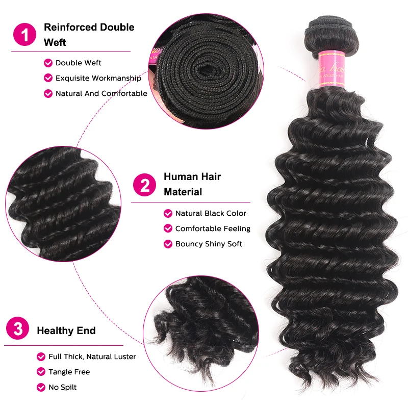 Ali Julie Hair 100% человеческие волосы 3 пряди с фронтальной застежкой бразильская