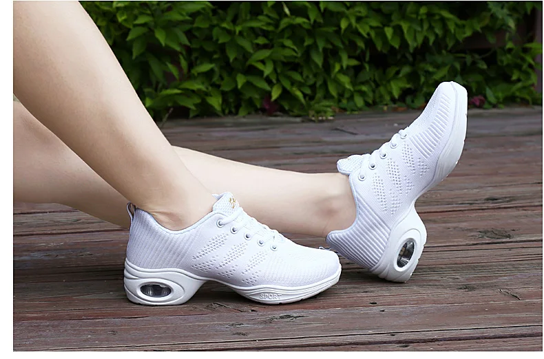 modern square dance shoes for women training gym shoes ballroom dancing shoes for girls jazz dance sneakers 41