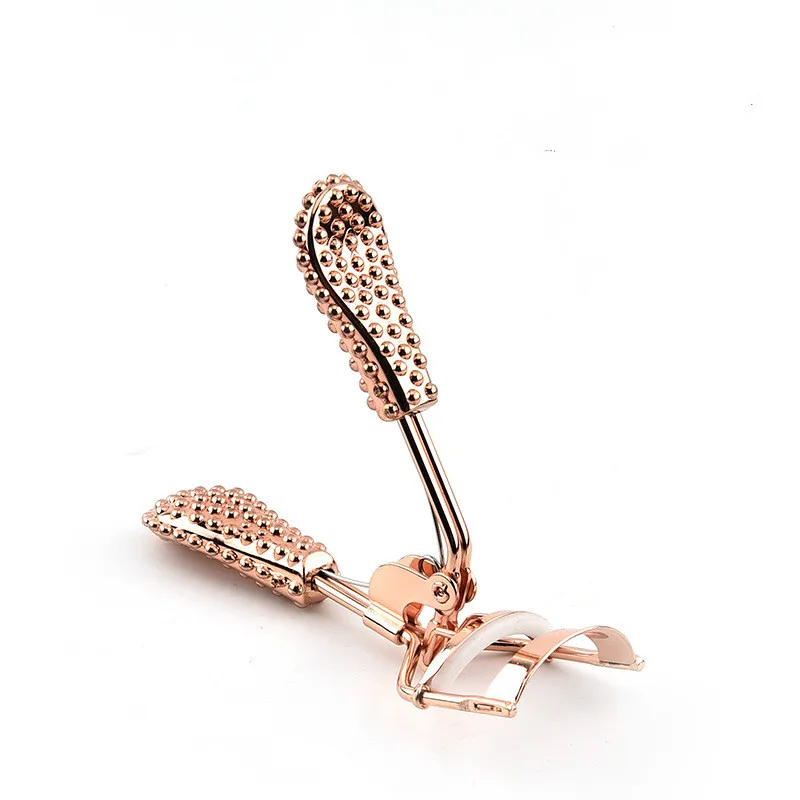 

Beauty Makeup Eyelash Tools Rose Gold Wave Point Handlash Eyelash Clips Segment Eyelash Curler Eyelash Curlers