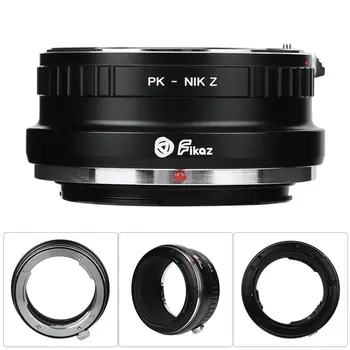 

Fikaz PK-NIK Z lens adapter Aluminium Alloy Lens Mounting Adapter Ring for Pentax PK Mount Lens to for Nikon Z Mount Camera DSLR