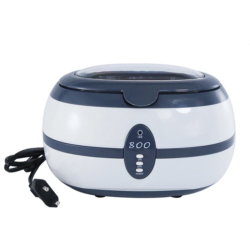 

BST-800 Household Small Ultrasonic Cleaner for Contact Lens, Denture, Multifunctional Gold and Silver Jewelry Cleaner TOOL