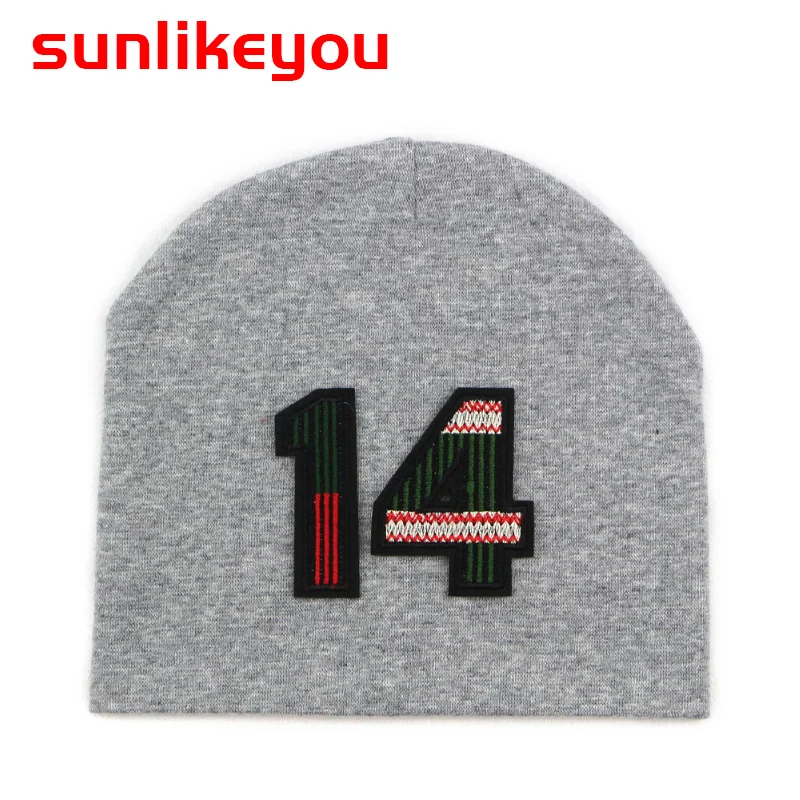 Sunlikeyou/осенне-зимняя шапочка для новорожденных; эластичные шапки для маленьких детей; хлопковые мягкие шапочки с вышивкой для мальчиков; шапочка для девочек