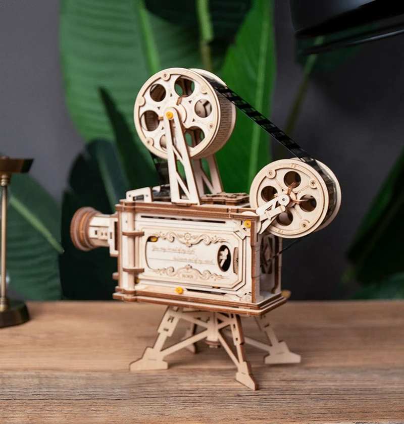 Film Projector Wooden Puzzle