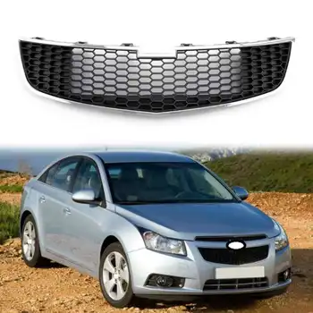 

1 Pcs Front Lower Grille Grill Inserts Trim Covers For 2009-2014 Chevrolet Cruze Car Styling Bumper Car Accessories ABS