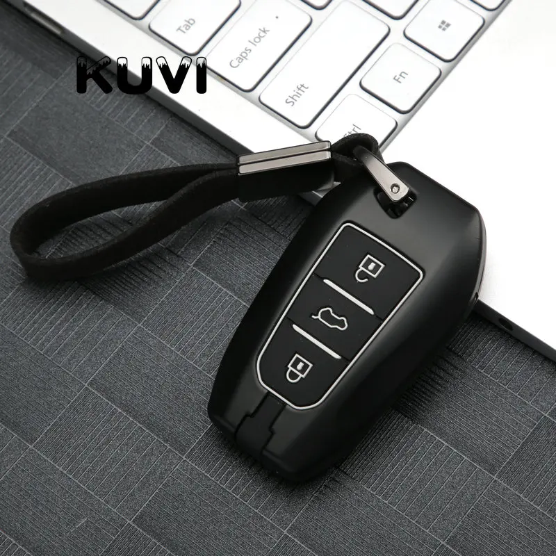 For Peugeot 208 308 508 3008 5008 for Citroen C4 Picasso DS3 DS4 DS5 DS6 Zinc alloy Car Key Case Cover Keyless Fob Shell Skin