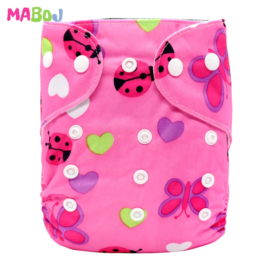 MABOJ Cloth Diaper Reusable Waterproof Digital Printed Baby Cloth Diaper One Size Pocket Baby Nappies Wholesale Fit For 3-15kg - Цвет: TPD5-1-19