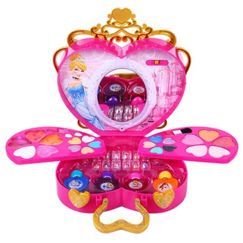 

Disney Children's Cosmetics Girls Makeup Set Toys Make Up Princess Play House Dress Up Non-Toxic Mirror Cosmetic Toy Kit M4777
