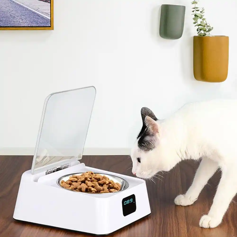 Pet Dog Cat Automatic Feeder Infrared Auto Sensor Switch Cover