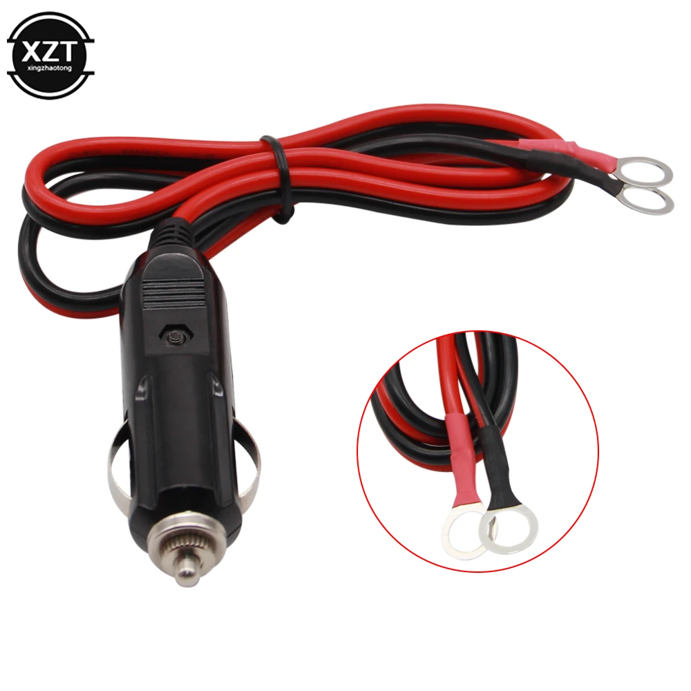 Adaptador de encendedor de coche, cargador de coche con enchufe de 12V y 15A, Cable de alimentación 60CM para bomba de aire coche, taza eléctrica|Encendedor| - AliExpress