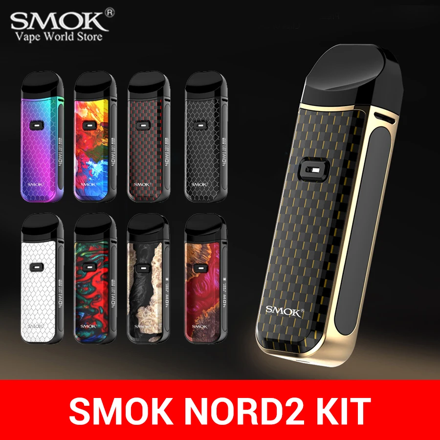 Набор для вейпа SMOK Nord 2 электронная сигарета с катушкой испаритель RPM40 RBA сетчатый