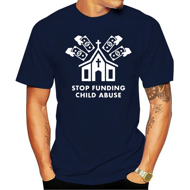 

2020 Leisure Fashion 100% Cotton O-neck T-shirt Goth Pagan Punk Atheist Anti Religion Anti Church Confortable