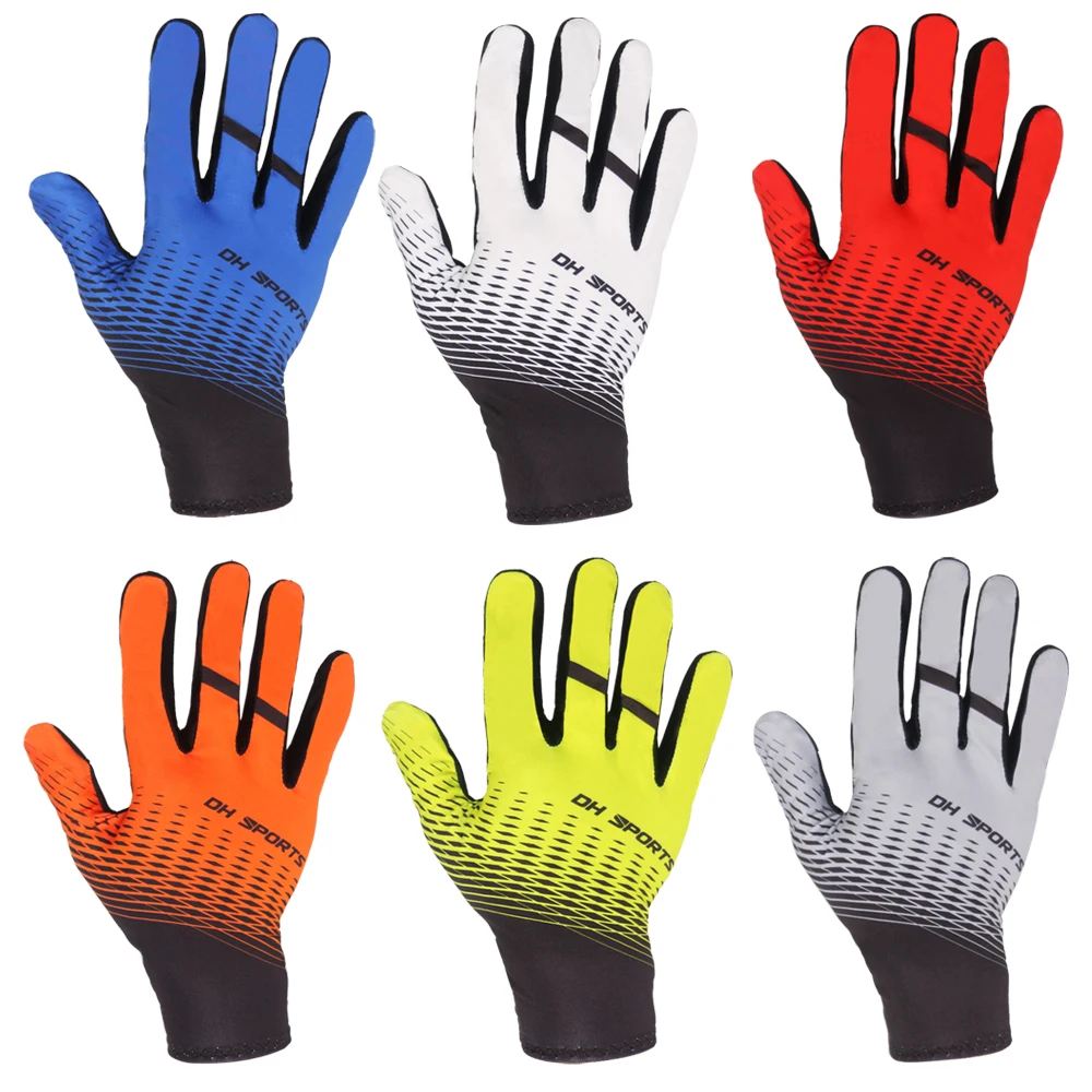 

New Cycling Gloves Full Finger Sport Shockproof MTB Bike Touch Screen Gloves Lycra Breathable Long Finger Glove Guantes Ciclismo