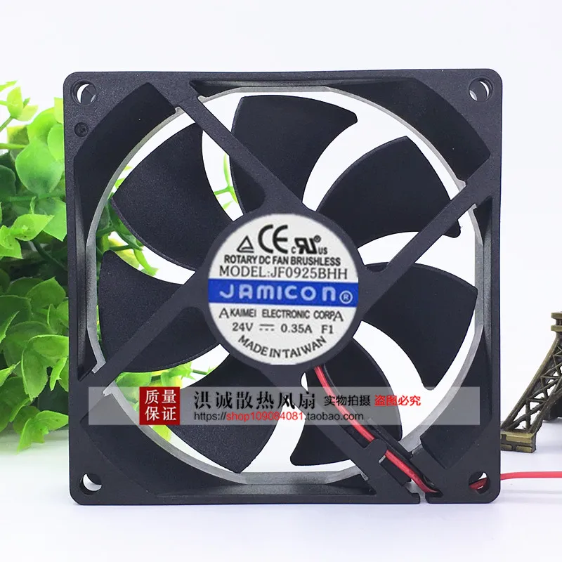 

New original 9025 9CM 24V 0.35A JF0925BHH large air volume chassis power supply cooling fan mute