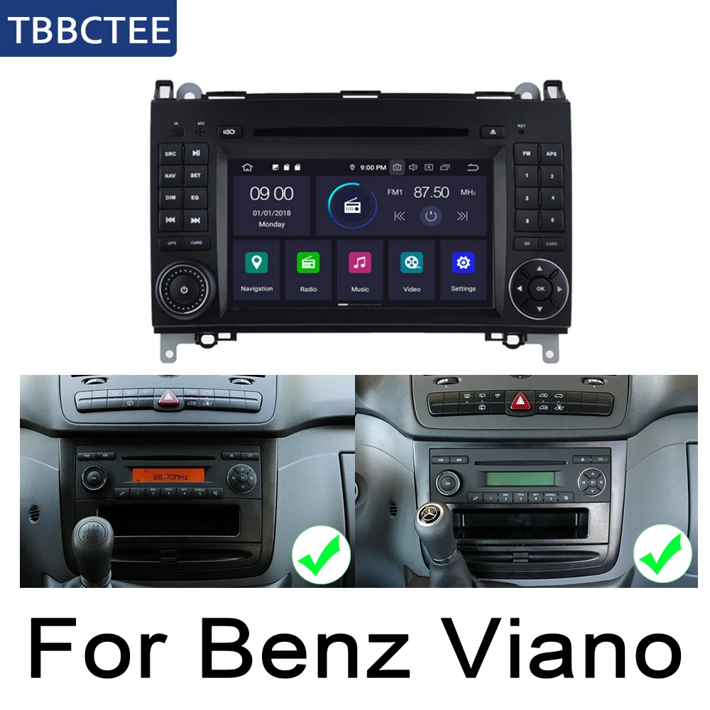 Sale For Mercedes Benz Viano 2009~2011 NTG Android Car DVD GPS Radio BT Navi MAP Multimedia player system Autoradio HD Screen 3