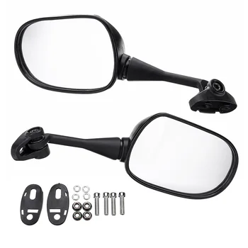

New 2X 18mm Motorcycle Rearview Rear View Mirrors Glass Back Side Mirror Right Left For Honda CBR600 CBR600RR CBR1000 CBR1000RR