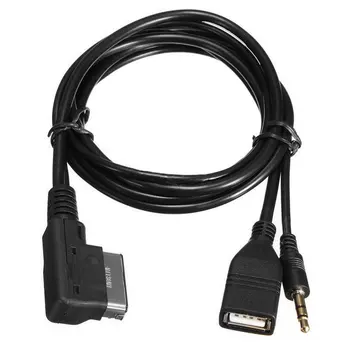 

Car AMI AUX USB Cable for iPhne 6s 5 Fit for Benz