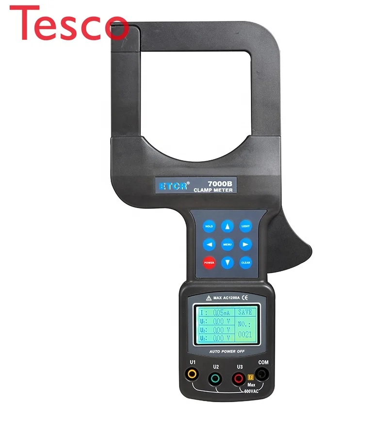 

Current power factor digital clamp meter multimeter manual ETCR7000B handheld ac clamp current meter