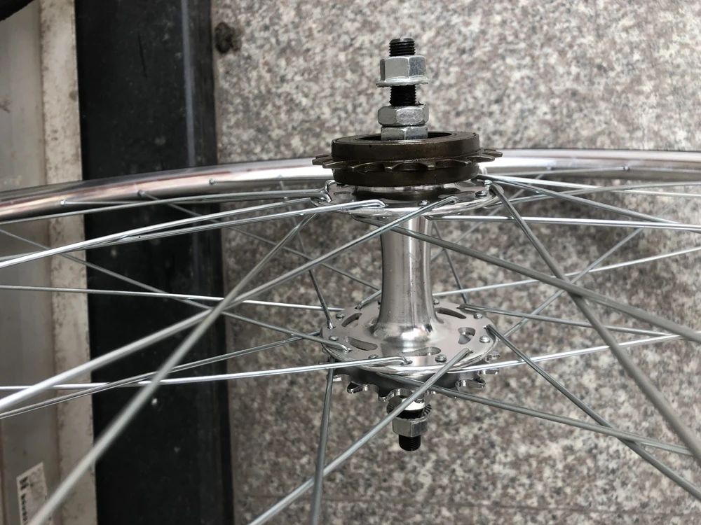 fixie bike wheel rim with tires sliver 20mm 700C bike rim wheel single speed bike vintage fixed gear bike Aluminum Alloy