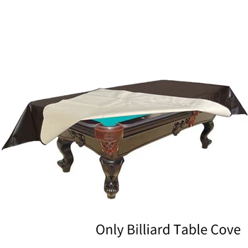 

Snooker Home PU Leather Billiard Table Cover Full Wrap Dustproof Waterproof Accessories Protective Case Solid UV Protection